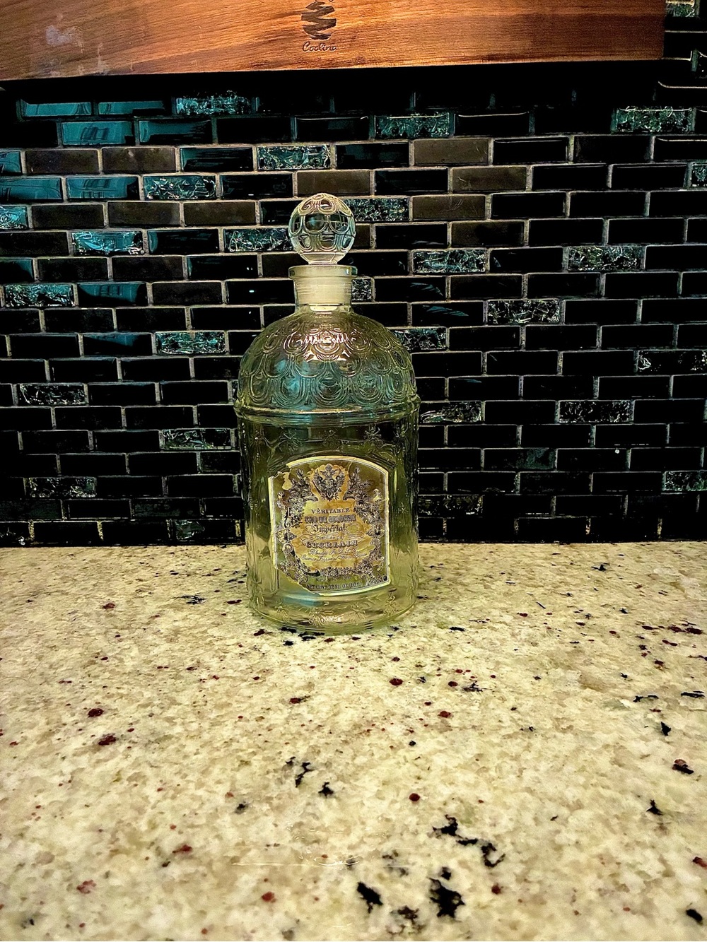Vintage-Style Glass Bath & Body, Vintage, Cologne Bottle - Unbranded